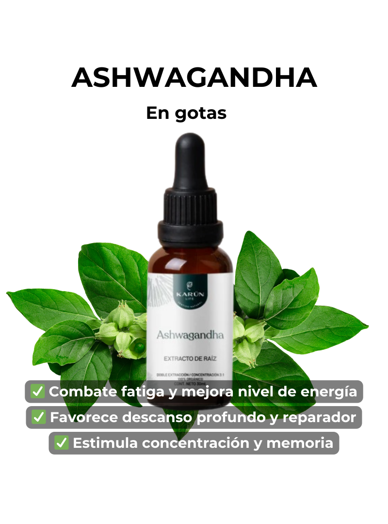 Suplemento- Ashwagandha en gotas