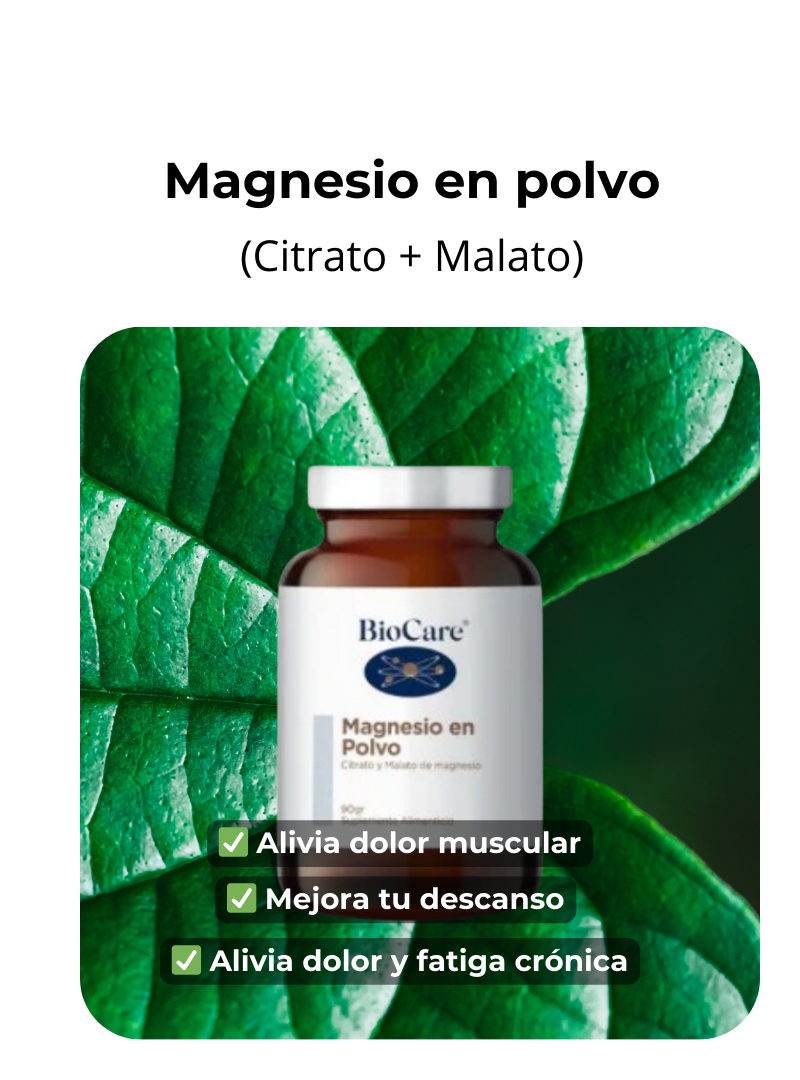 Suplemento - Magnesio en polvo- 90 gr   (Citrato- Malato)